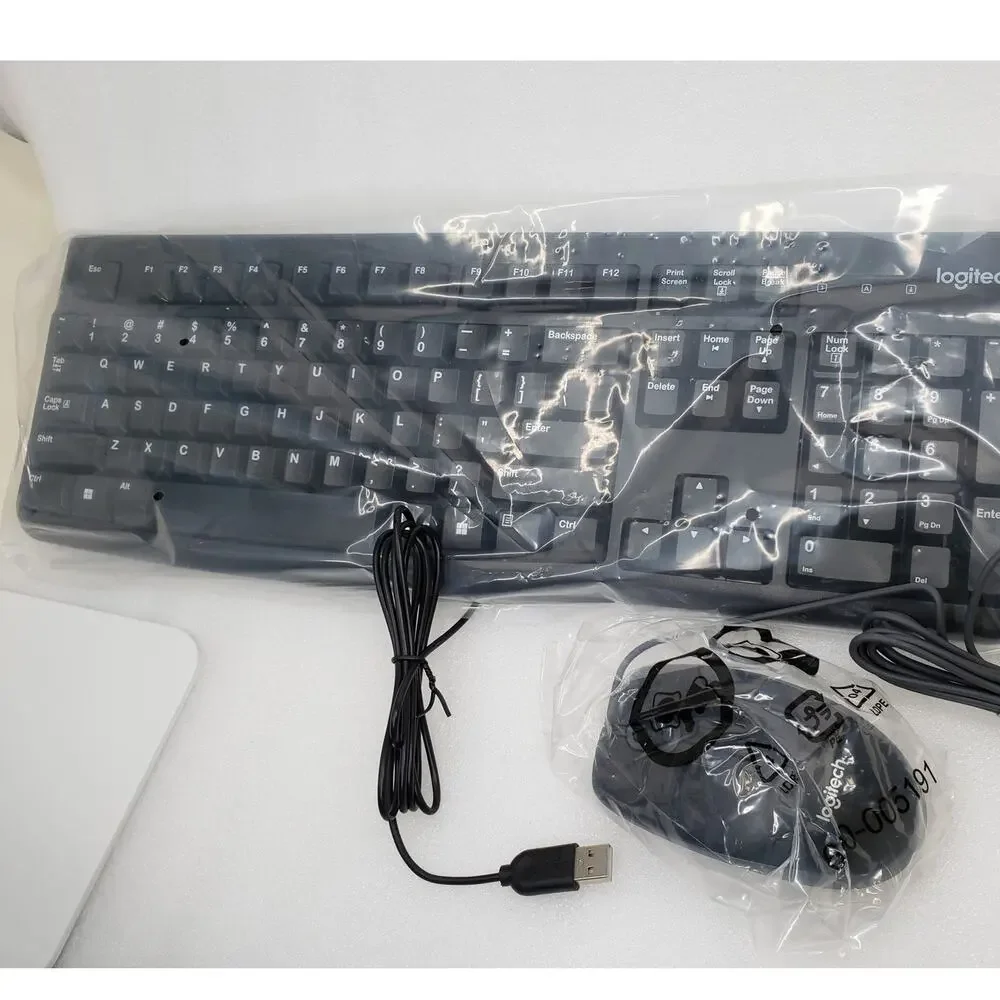 Logitech MK120 Corded Keyboard and Mouse Combo